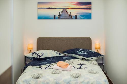 Postel nebo postele na pokoji v ubytování Apartment Karla