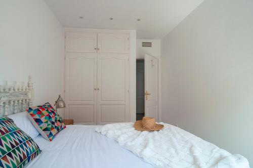 Postel nebo postele na pokoji v ubytování Apartaments Tee & Sea