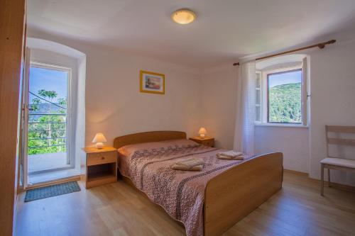 Postel nebo postele na pokoji v ubytování Apartment Surdić