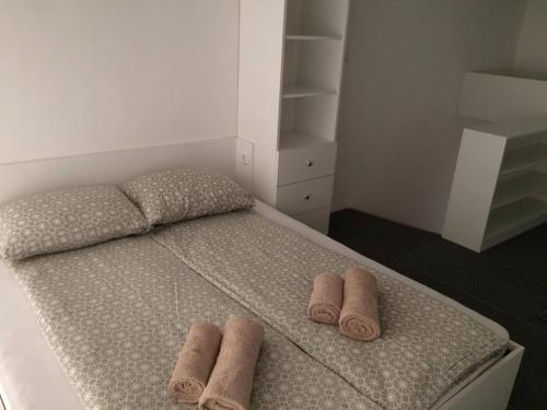 Katil atau katil-katil dalam bilik di Apartment Luka
