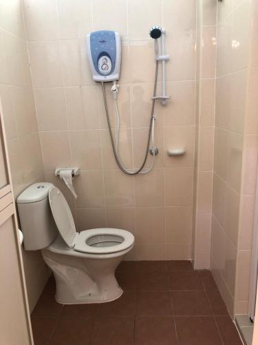 Koupelna v ubytování AAM Hotel