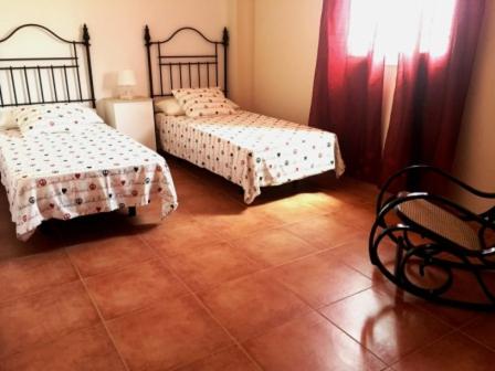 Katil atau katil-katil dalam bilik di Vivienda Rural