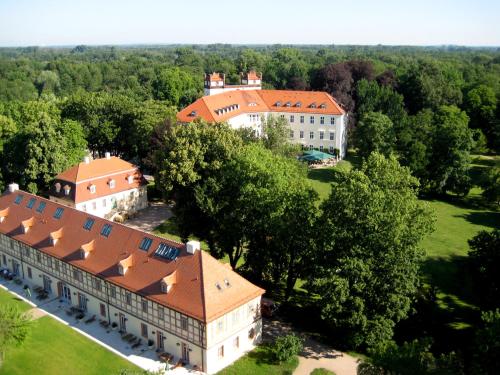 Uma vista aérea de Urlaubsresidenz Marstall und Kanzlei im Schlossensemble