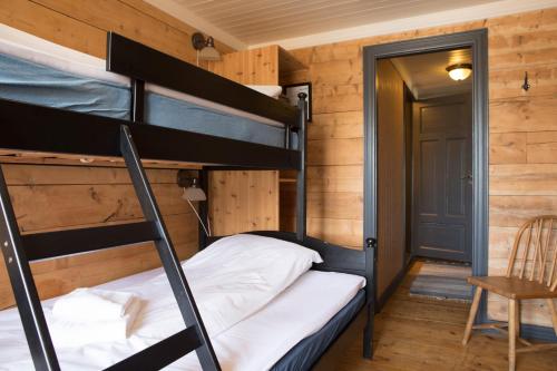 Reine Rorbuer - by Classic Norway Hotelsにあるベッド