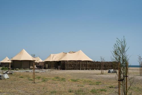 Paisaje cerca de este tented camp