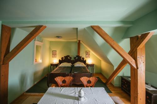 Voodi või voodid majutusasutuse Vörös Guest House toas