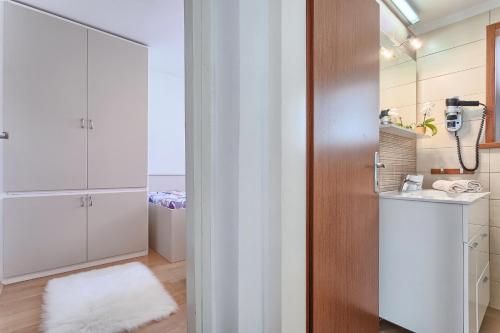 Koupelna v ubytování Apartments Vlasta