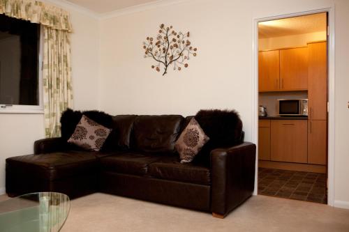 Posezení v ubytování The Spires Serviced Apartments Aberdeen