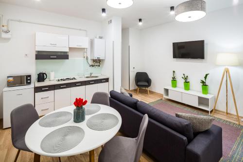 Η κουζίνα ή μικρή κουζίνα στο Apart Hotel Code 10