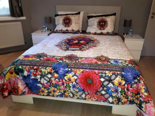 Postel nebo postele na pokoji v ubytování B&B Uccle