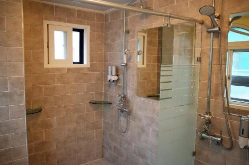 Um banheiro em YaKorea Hostel Gangnam