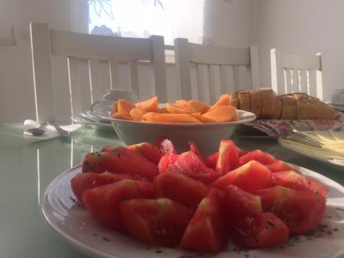 Mad på bed and breakfast-stedet eller i nærheden