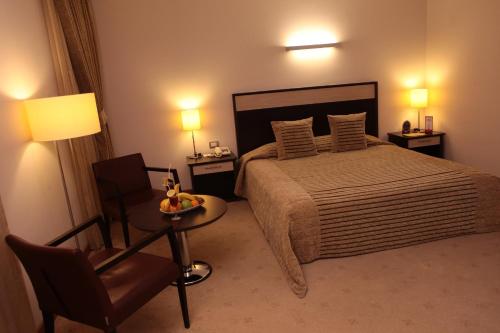 Postel nebo postele na pokoji v ubytování Akkoc Boutique Hotel