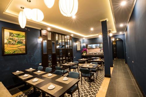 Restaurant ou autre lieu de restauration dans l'établissement Mimosa Hotel Sapa