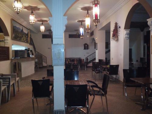 Restaurace v ubytování Hotel Rochers Peints