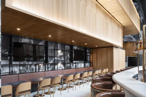 Lounge atau bar di Hotel Monville
