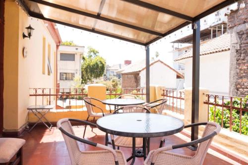 Uma varanda ou terraço em Hostal Boonen