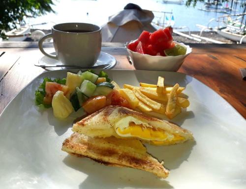 Jídlo v prázdninového areálu nebo okolí