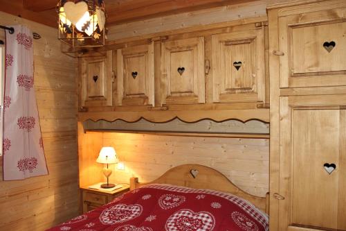 Cama o camas de una habitación en Le Chalet d'Ulysse