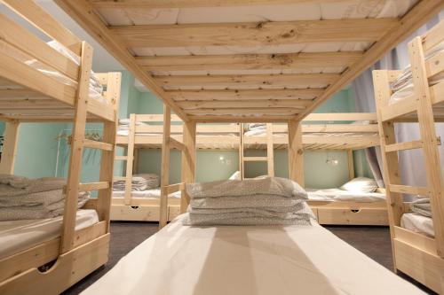 Postel nebo postele na pokoji v ubytování Balea Hostel