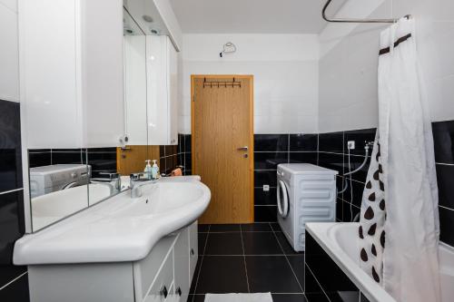 Kúpeľňa v ubytovaní Apartments Selak