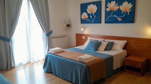 Ένα ή περισσότερα κρεβάτια σε δωμάτιο στο Venice Airport Room