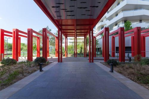 Το κτήριο όπου στεγάζεται  το διαμέρισμα