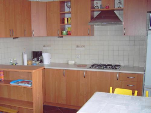 Apartament pod Strzelecką Górąにあるキッチンまたは簡易キッチン
