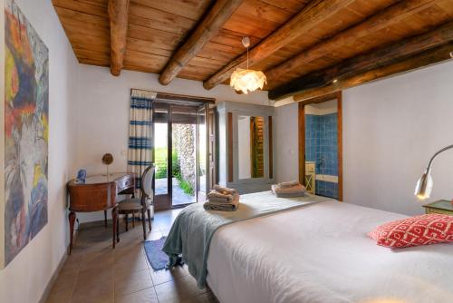 Postel nebo postele na pokoji v ubytování Casa Cecilia