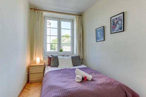 Posteľ alebo postele v izbe v ubytovaní Apartments By The River - Gdańsk Old Town by Noclegi Renters