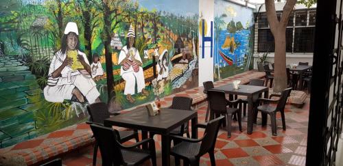 Ресторант или друго място за хранене в Hotel Medellin