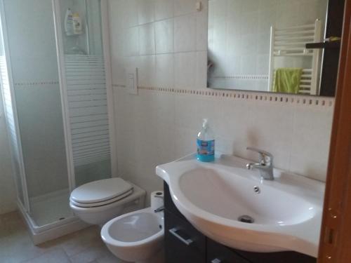 Koupelna v ubytování Villa Calendula