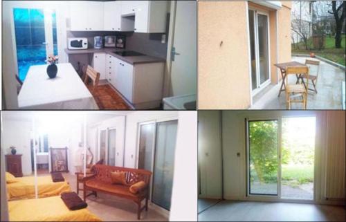 Kuchyň nebo kuchyňský kout v ubytování Loft sympa à Sassenage