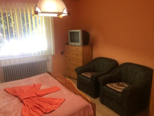 Телевизор и/или развлекательный центр в Friends Villa Apartments 2
