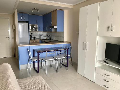 Kuchyň nebo kuchyňský kout v ubytování Apartment