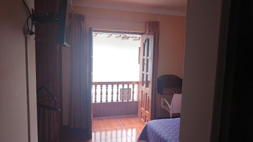 Casa Hospedaje Teresitaにあるベッド