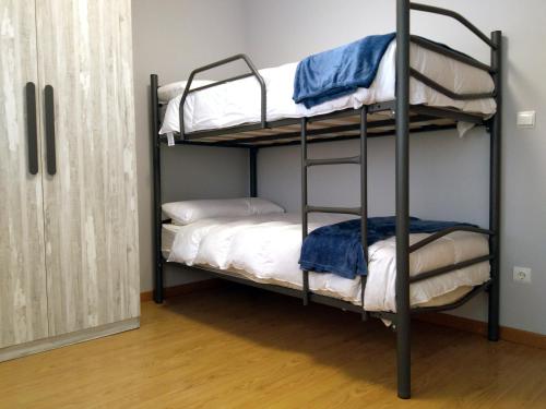 La casa de Marta tesisinde bir ranza yatağı veya ranza yatakları