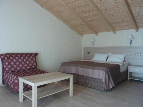 Ένα ή περισσότερα κρεβάτια σε δωμάτιο στο Guest house LETTO
