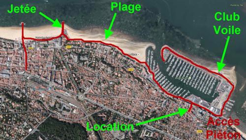 Fotografie z fotogalerie ubytování Les pieds dans l'eau v destinaci Arcachon