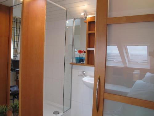 Ein Badezimmer in der Unterkunft Hanseat