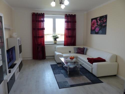 Posezení v ubytování Ferienwohnung mit Brockenblick