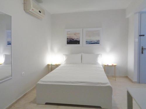 Posteľ alebo postele v izbe v ubytovaní Castle & Sea View Apt