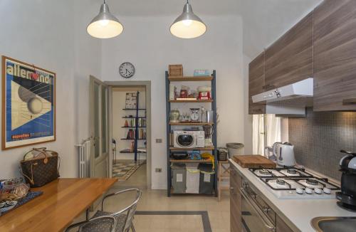 Kuchyň nebo kuchyňský kout v ubytování B&B Cristina e Stefano