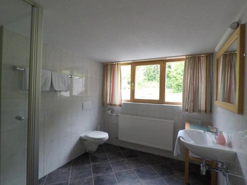 Koupelna v ubytování Ferienhaus Bergland