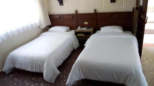 Cama o camas de una habitación en Hotel Mi Ranchito