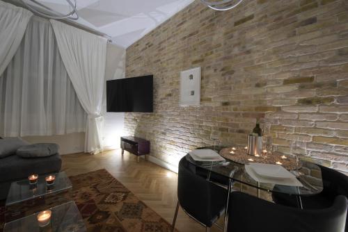 TV a/nebo společenská místnost v ubytování Vista dał Mare