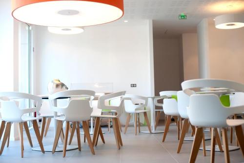 Χώρος καθιστικού στο Hôtel Riva Art & Spa