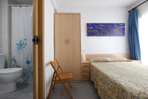 Koupelna v ubytování Hostal L'Alba