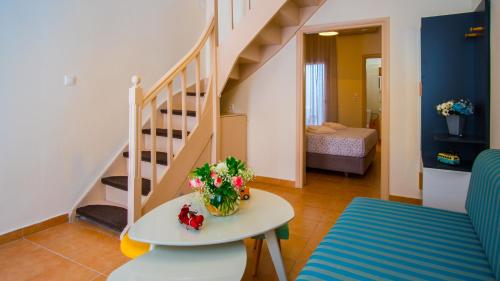 Posteľ alebo postele v izbe v ubytovaní Maribella Residence Old Town Rethymno