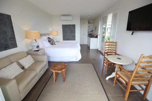 Ένα ή περισσότερα κρεβάτια σε δωμάτιο στο Mt Martha Villas